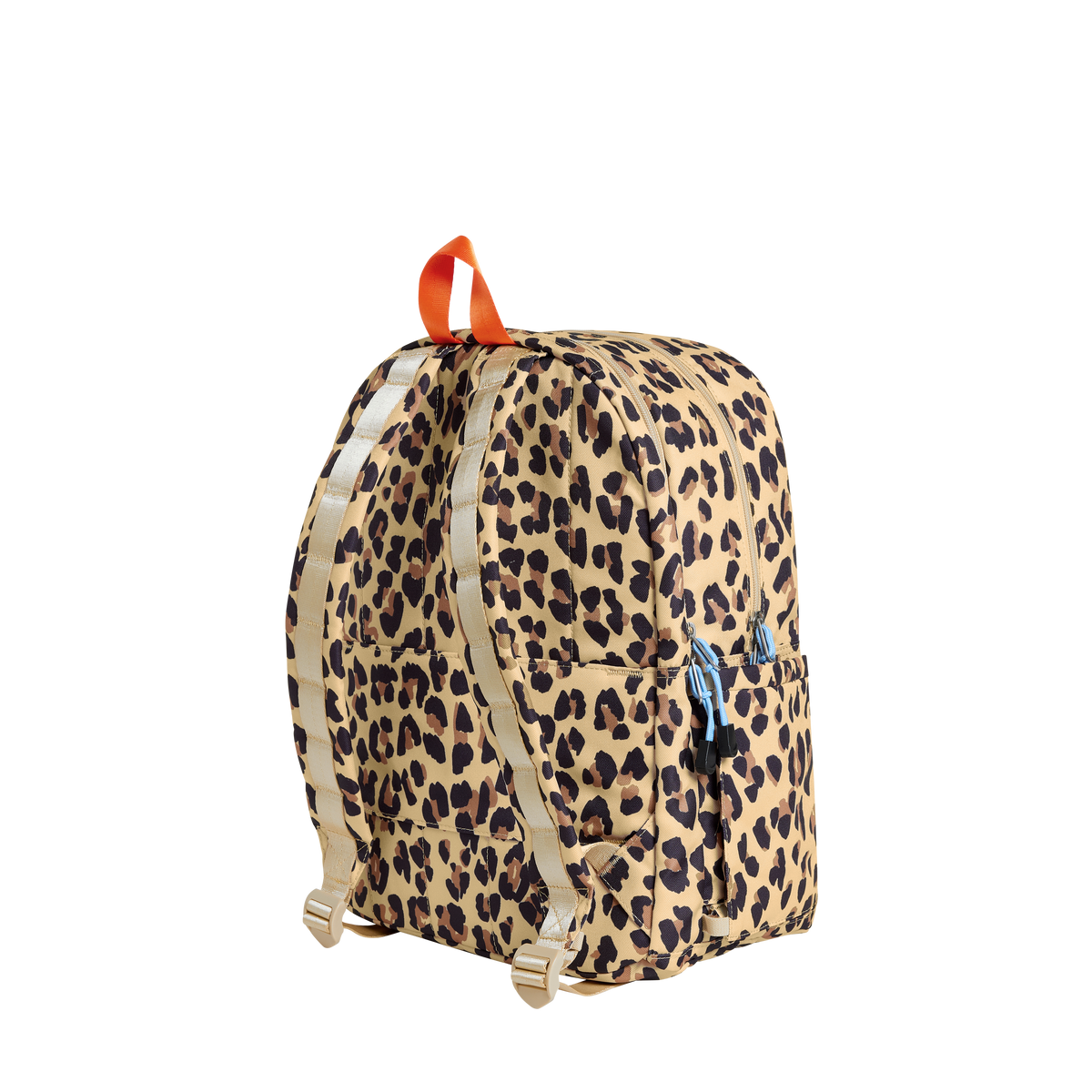 Leopard Kane Double Pocket Backpack