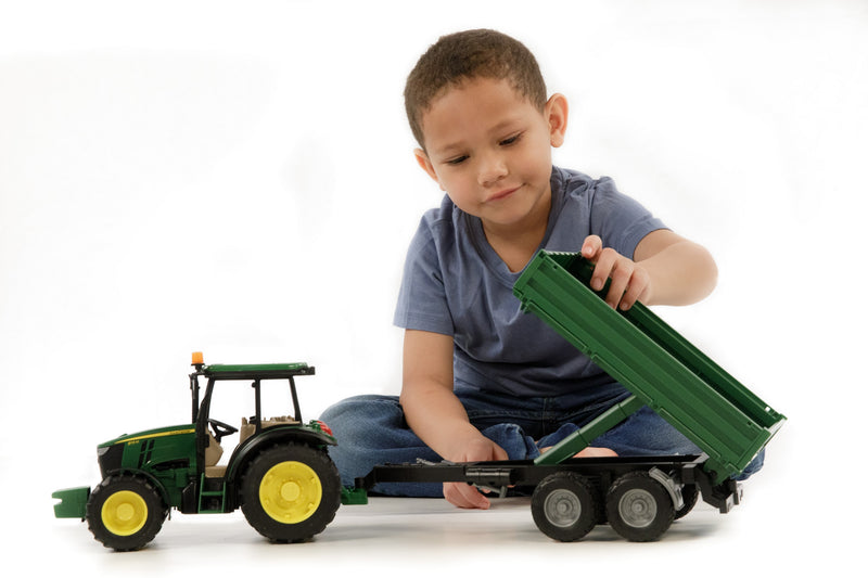 John Deere 5115 M W/ Tipping Trailer