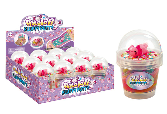 Axolotl Fluffy Putty