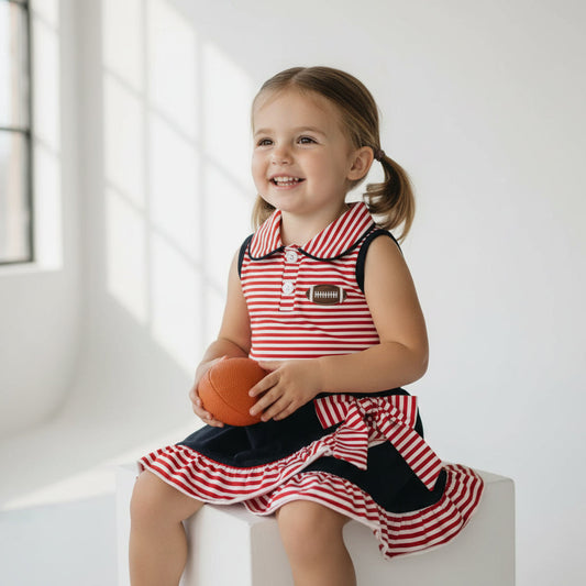 Red & Black Stripe Cheer Set