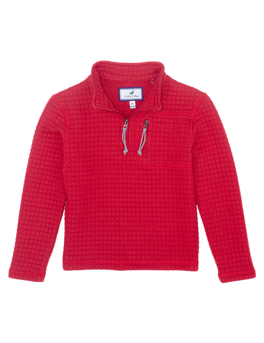 True Red Delta Pullover