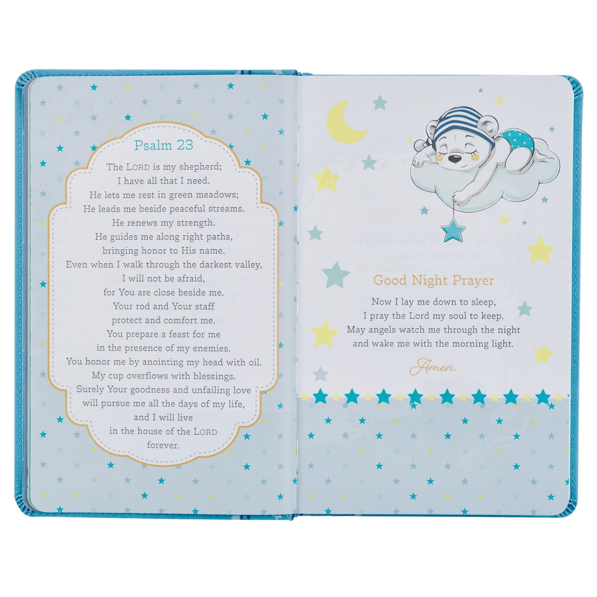 Blue Keepsake Bible