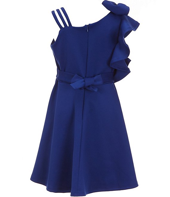 Royal Bow One Shoulder Dress