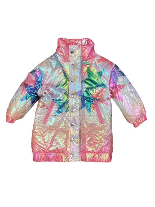 Star Print Puffer Coat