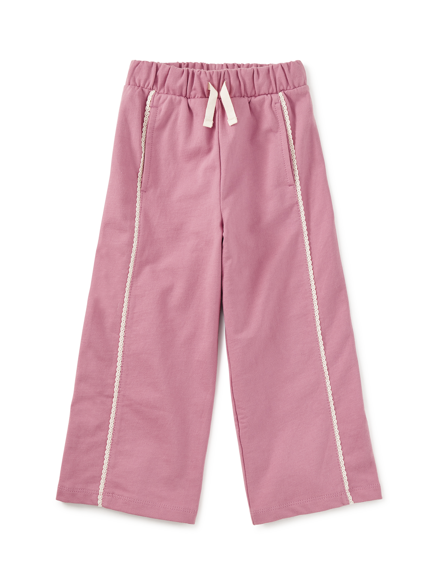Hydrangea Lace Trim Track Pant