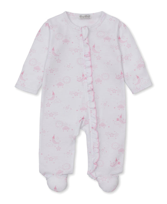 Nightfall Pink Zip Footie