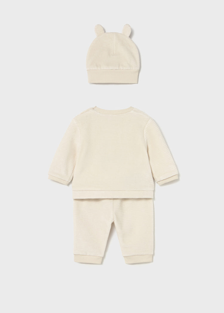 3-Piece Cream Corduroy Set