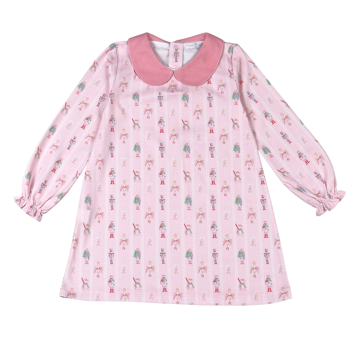 Nutcracker Pima Scallop Collar Dress