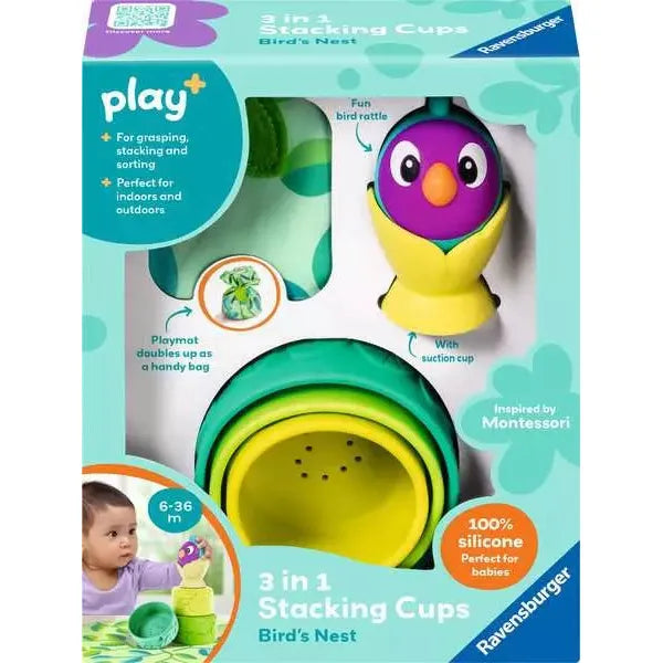 3-in-1 Stacking Cups: Bird's Nest