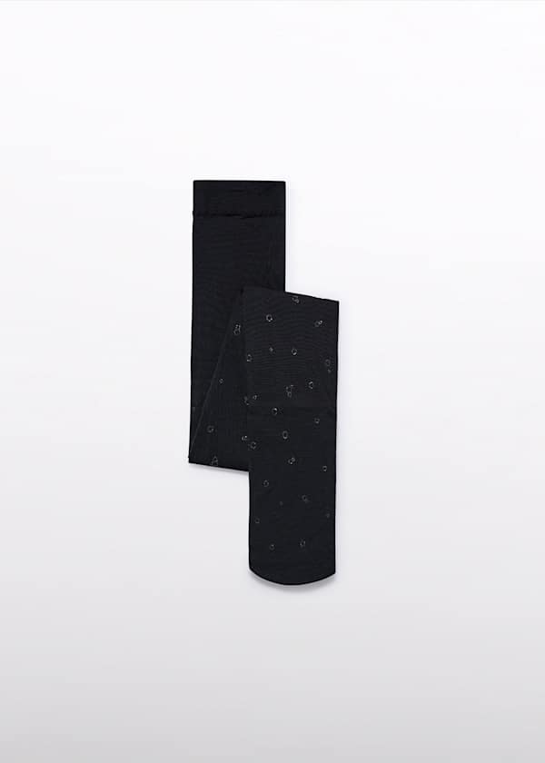 Dotted Glitter Tights