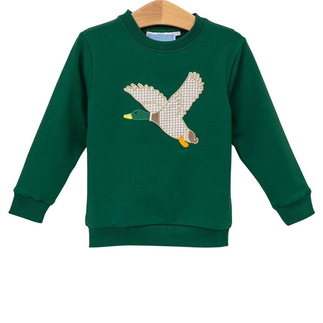Mallard Applique Pullover