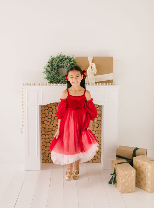 Candy Cane Red Everly Dress