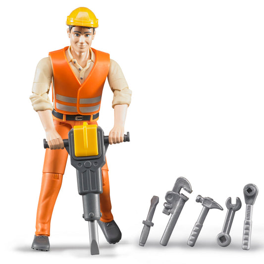 Construction Worker w/ Accessories