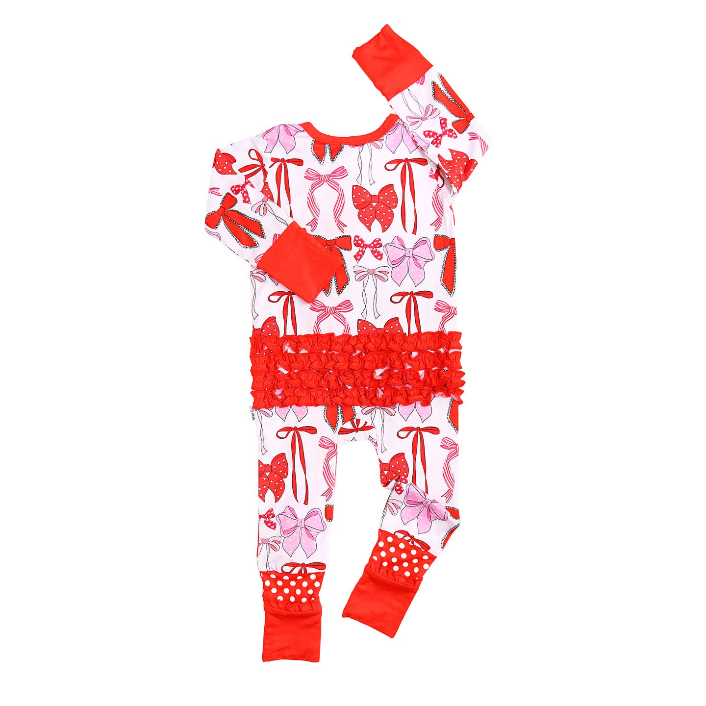 Rosalie Ruffle Zip Footie