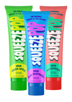 Squeeze Pop Assorted Flavor Tube