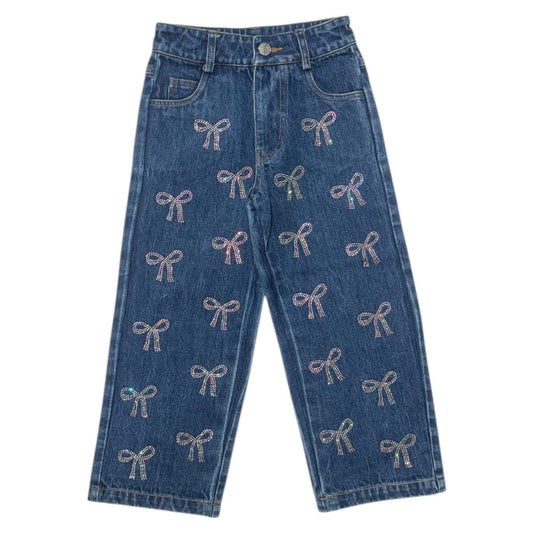 Tatiana Crystal Bow Jeans