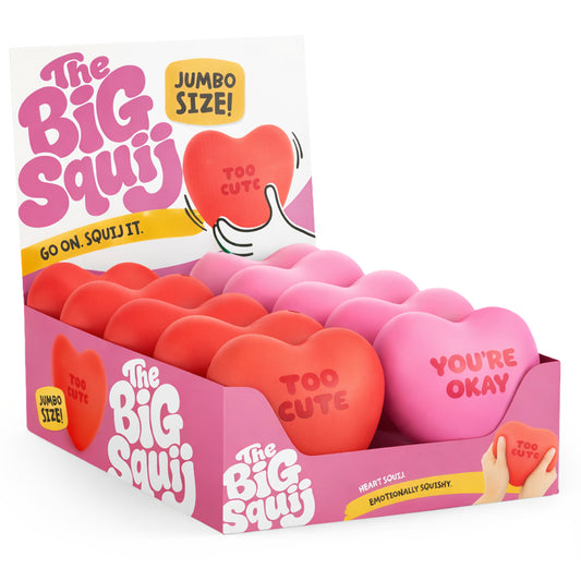 Assorted Jumbo Squishy Hearts