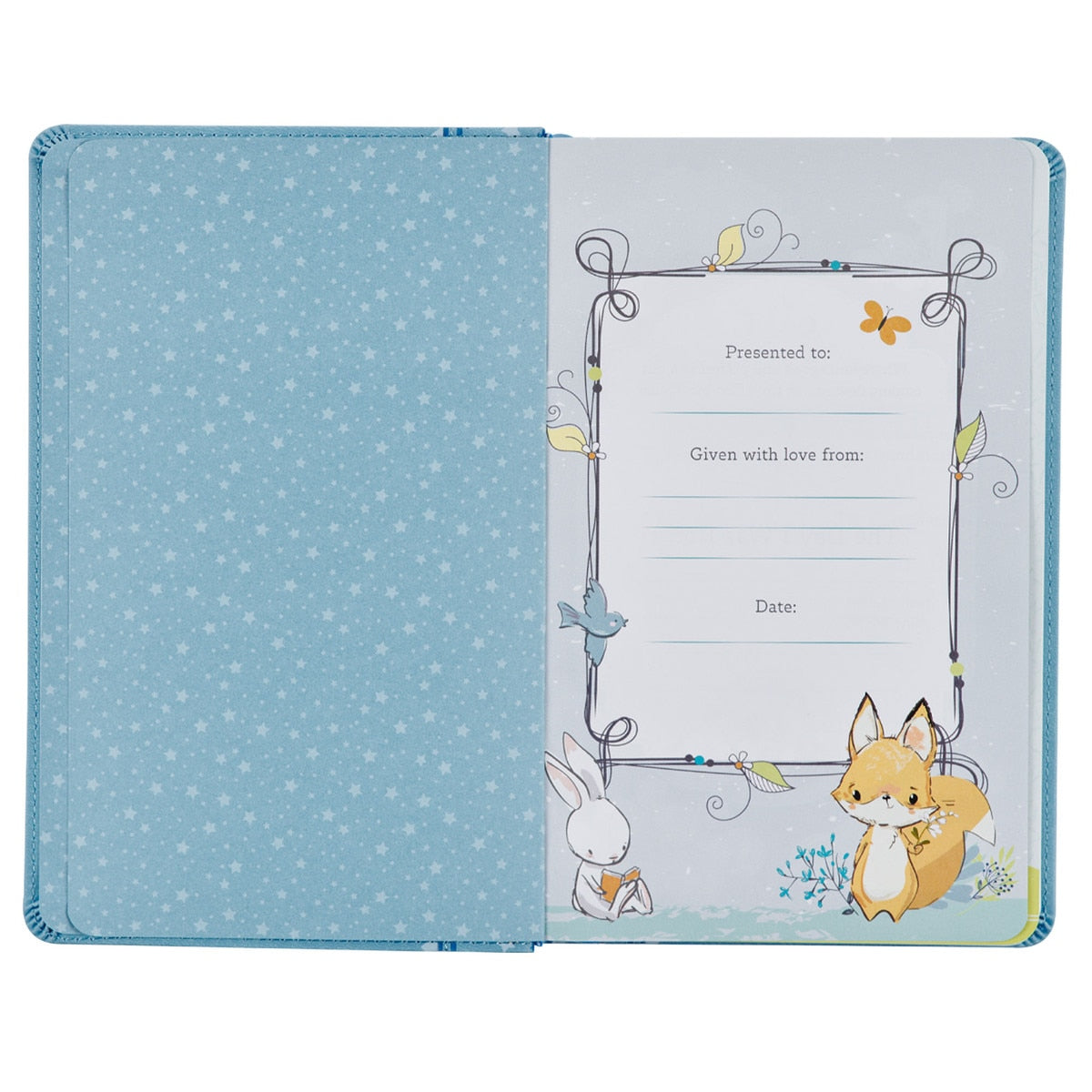 Blue Keepsake Bible