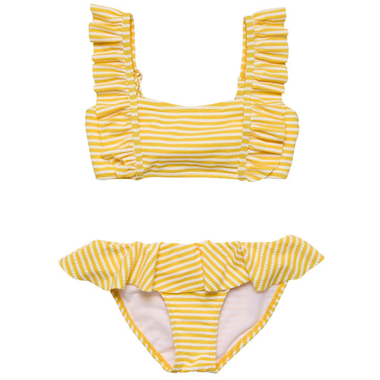 Sunshine Stripe Frilled Bikini