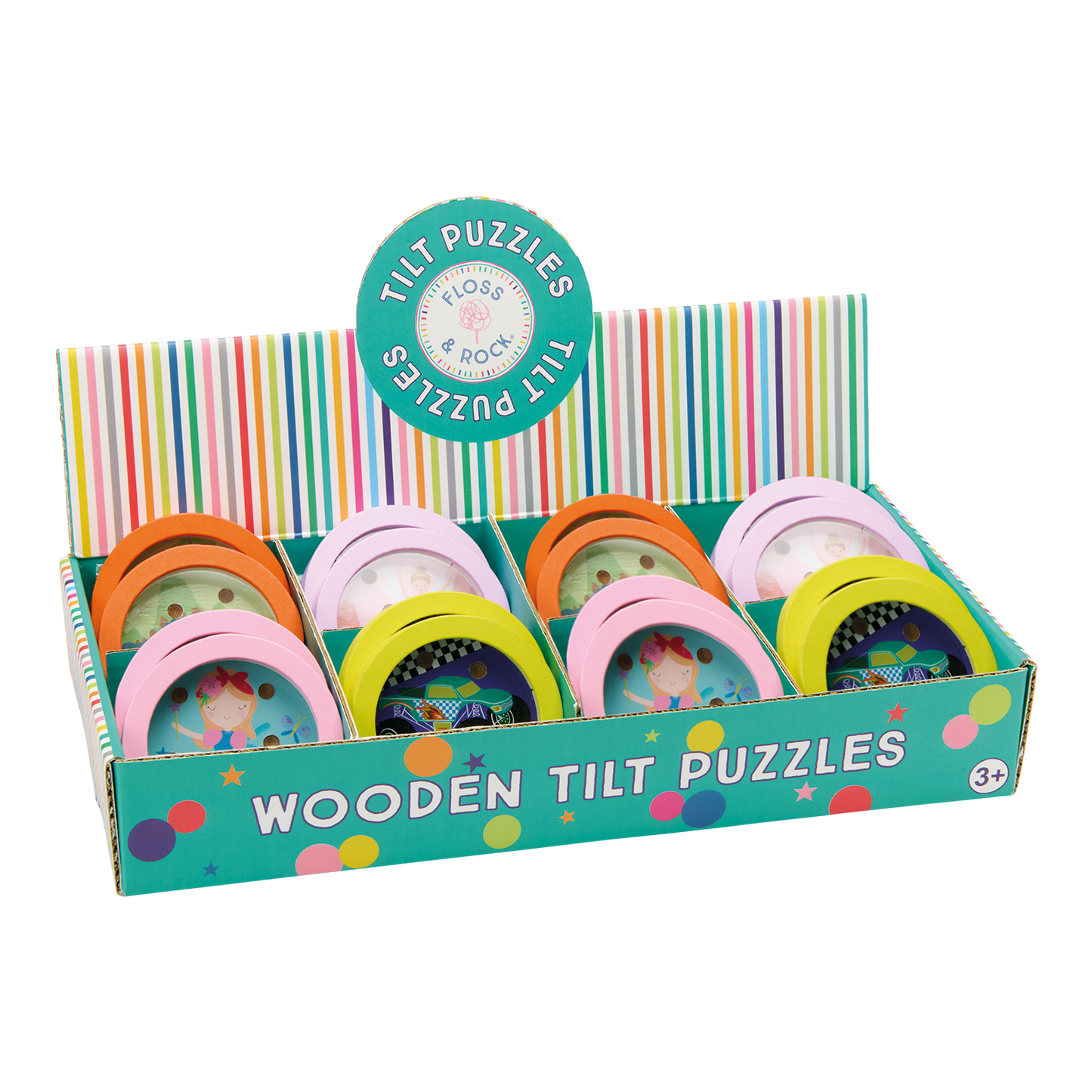 Assorted Wooden Tilt Puzzles
