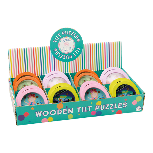 Assorted Wooden Tilt Puzzles