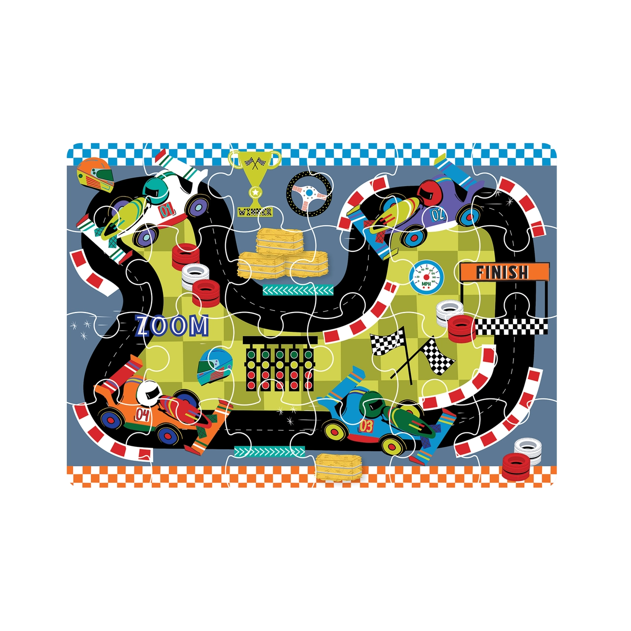 Cars 24pc Mini Puzzle