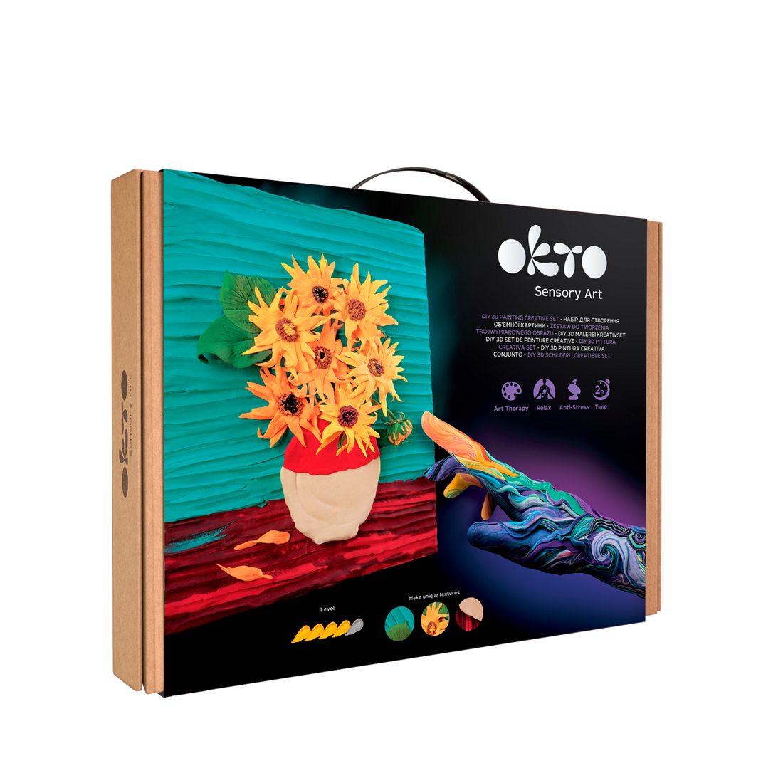 OKTO Sensory 3D Painting "Sunflowers"