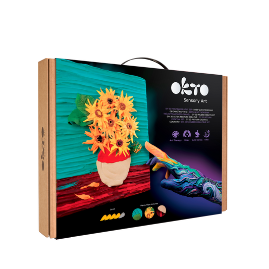 OKTO Sensory 3D Painting "Sunflowers"