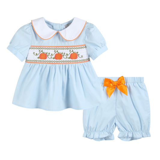 Blue Pumpkin Smocked Dress