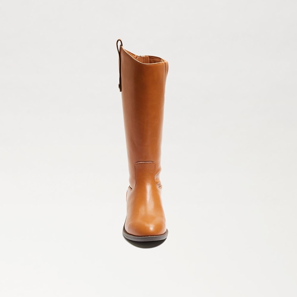 Cognac Leather Penny Boot