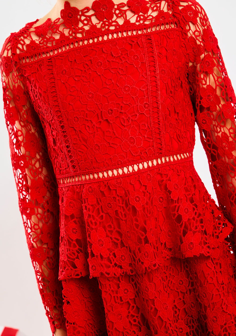 Cora Embroidered Mini Dress