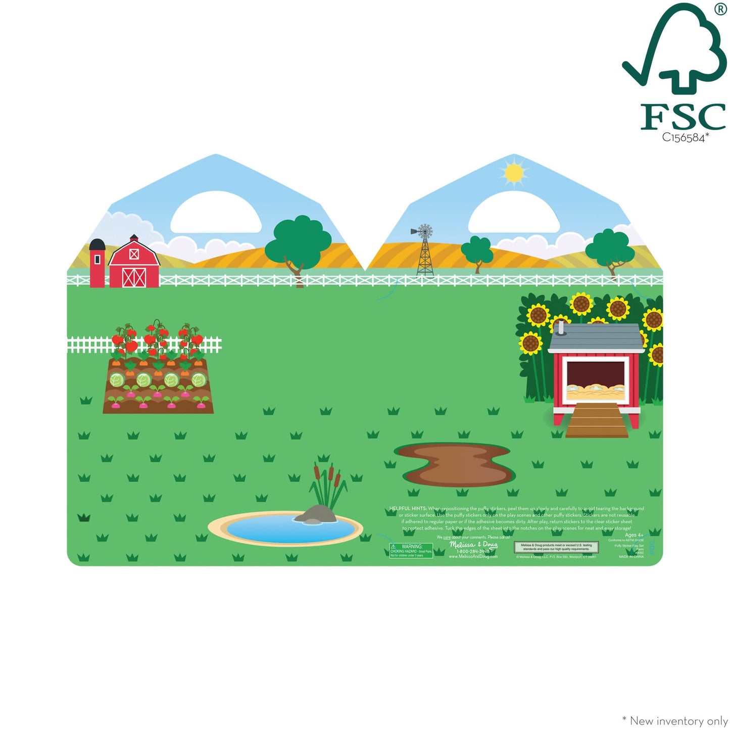 Puffy Sticker Play Set - Farm