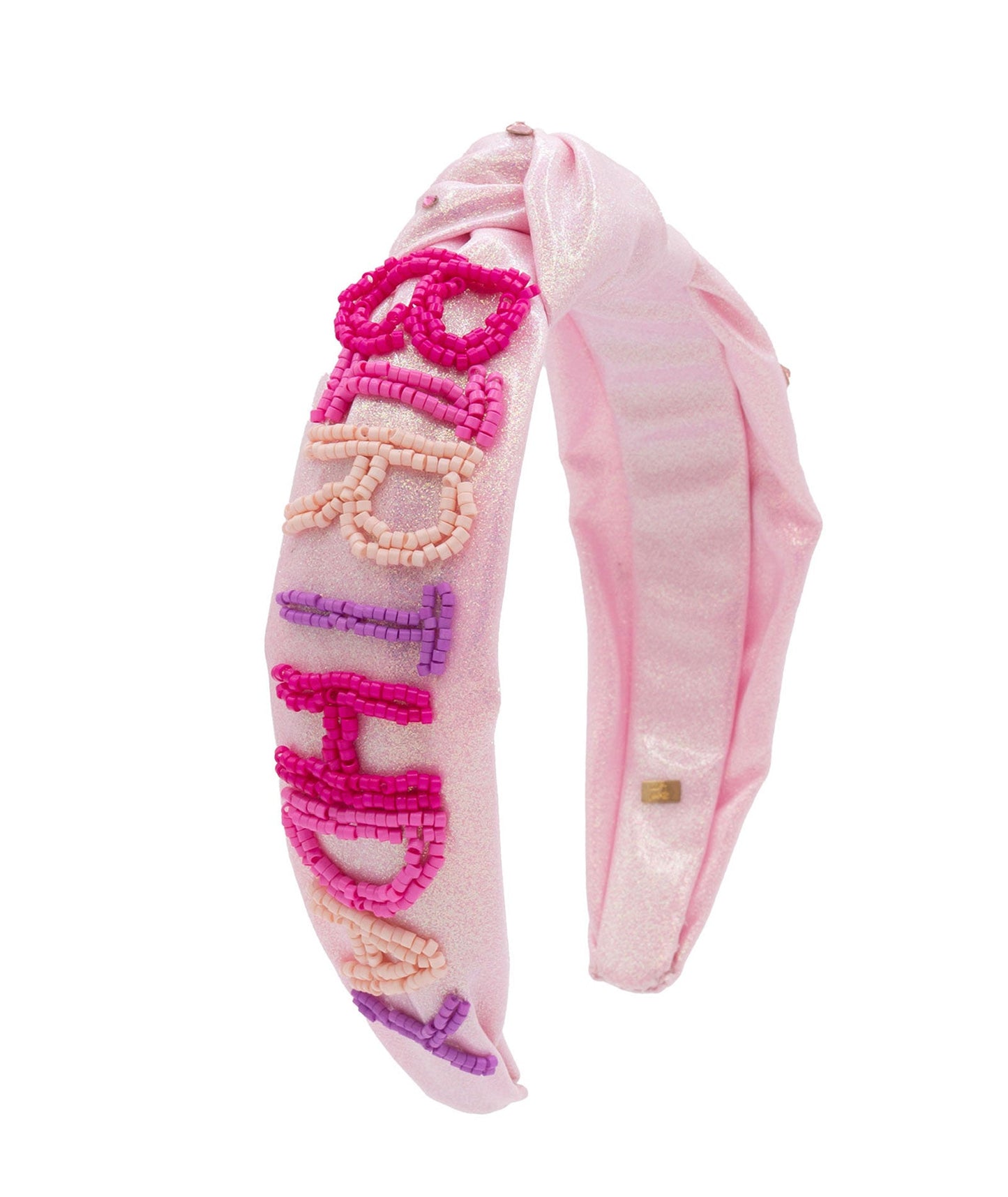 Birthday Beaded Knot Headband