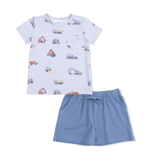 Construction Vehicles Short Set
