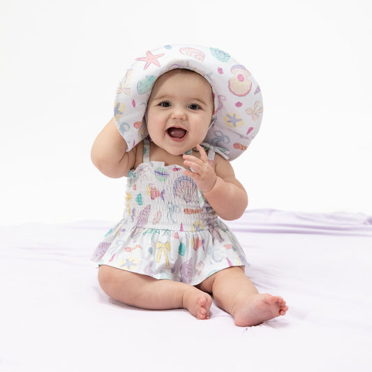 Beach Days Smocked Bubble