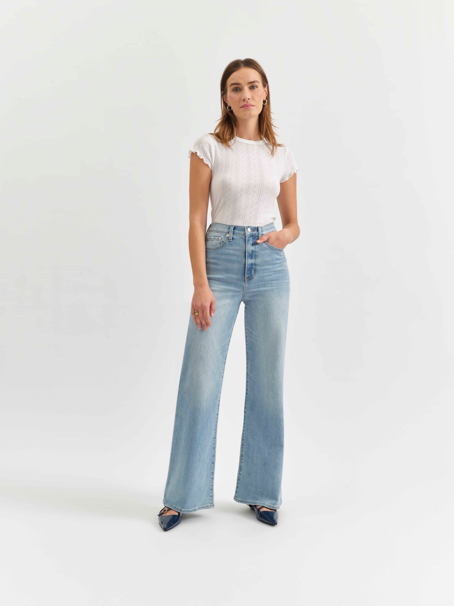 Blooming Vintage Far Out Wide Leg