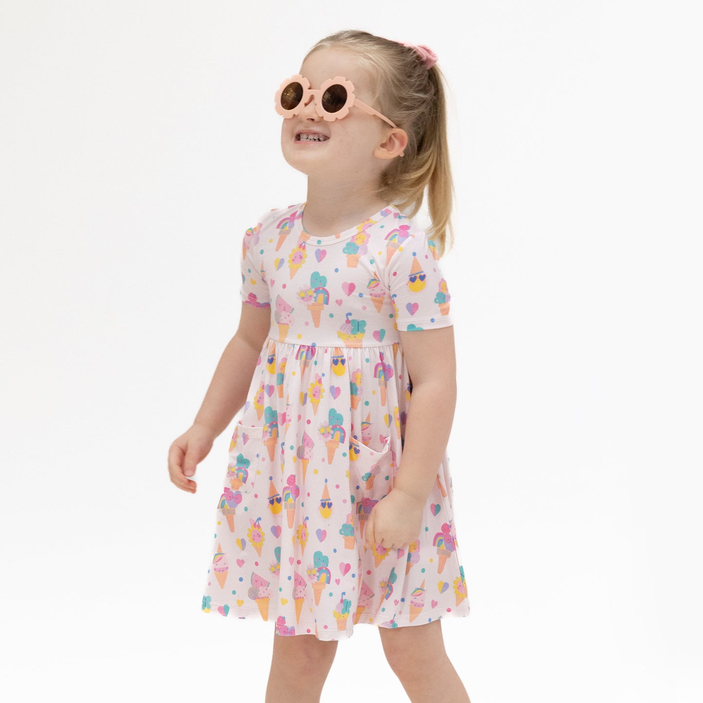 Ice Cream Fun Crew Twirly Dress Set