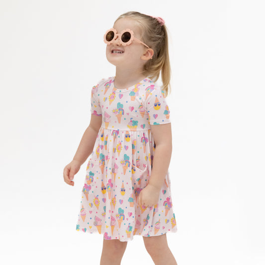Ice Cream Fun Crew Twirly Dress Set
