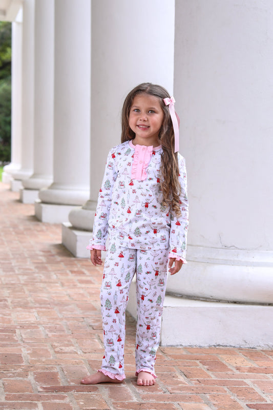 Nutcracker Ballet Ruffle Pant Set