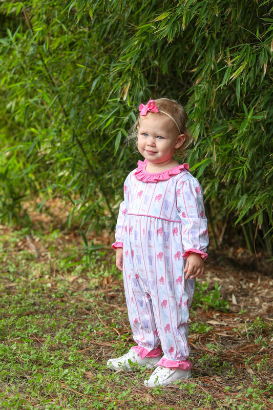 Welcome to the Jungle Ruffle Romper