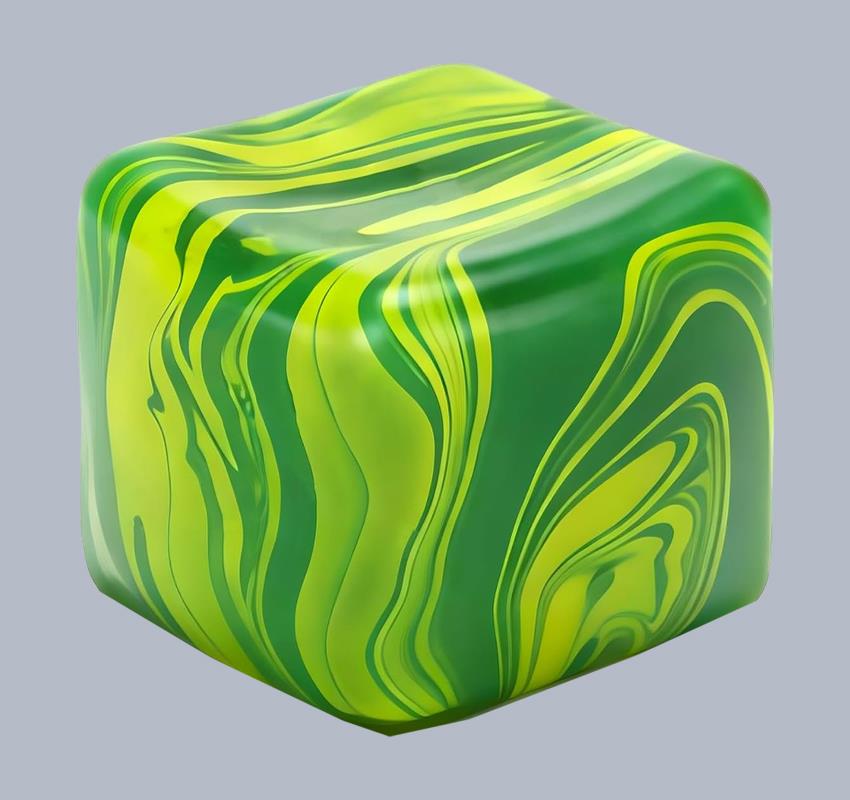 2.2" Dough Doughs Marbelized Sugar Squish Cube
