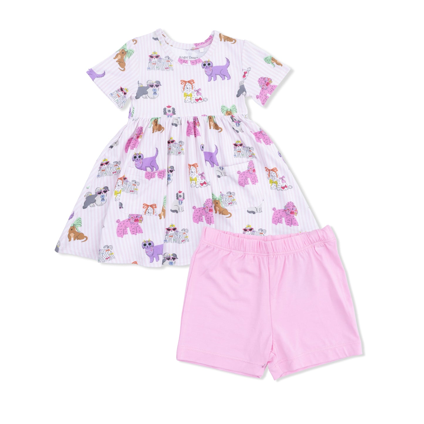 Fancy Dogs Twirly Dress Set