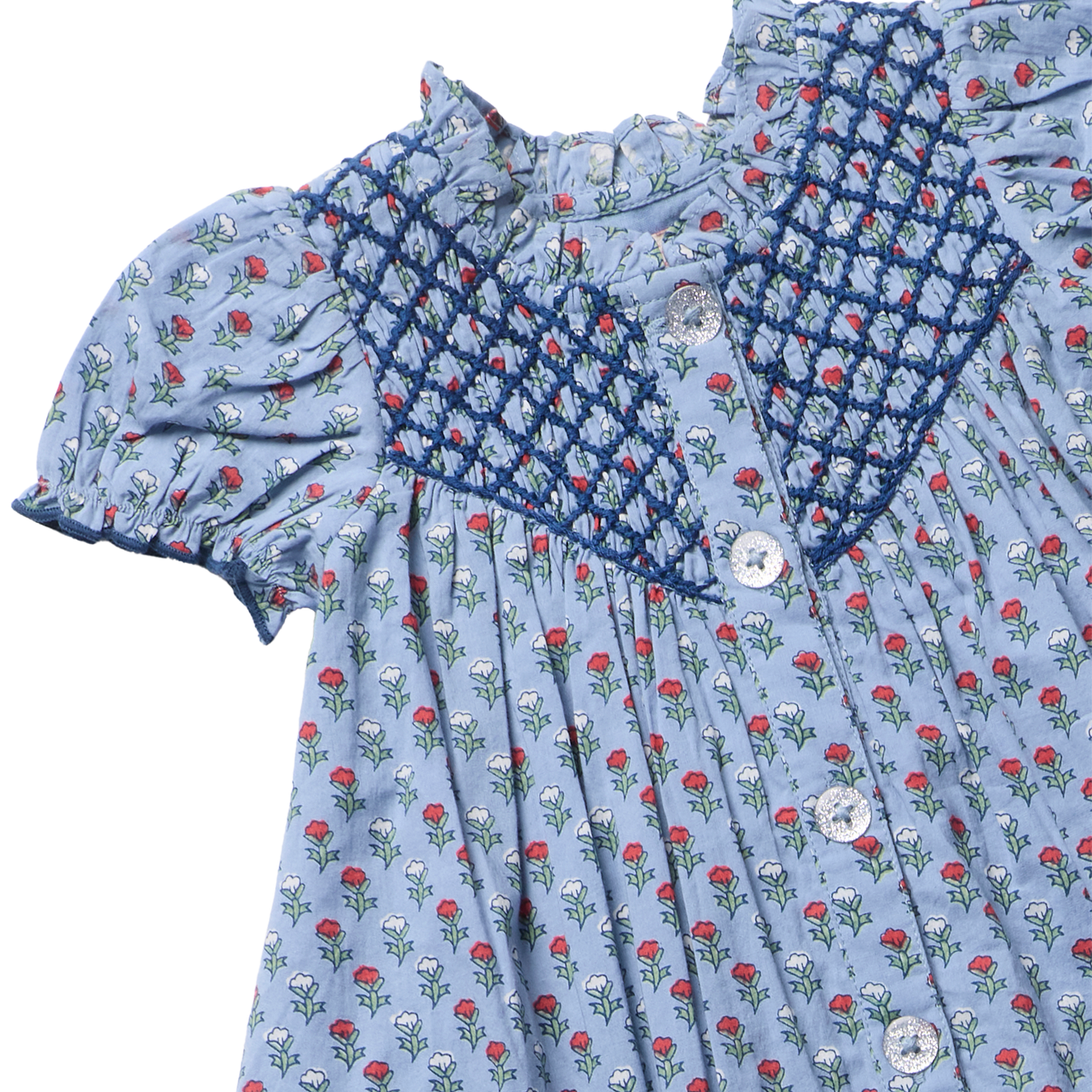 Light Blue Carnation Lucia Dress