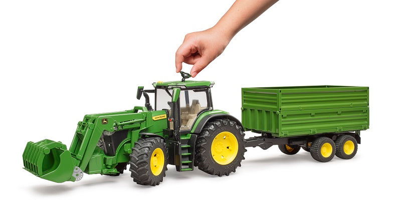 John Deere 7R 350 W/ Front Loader & Tipping Trailer