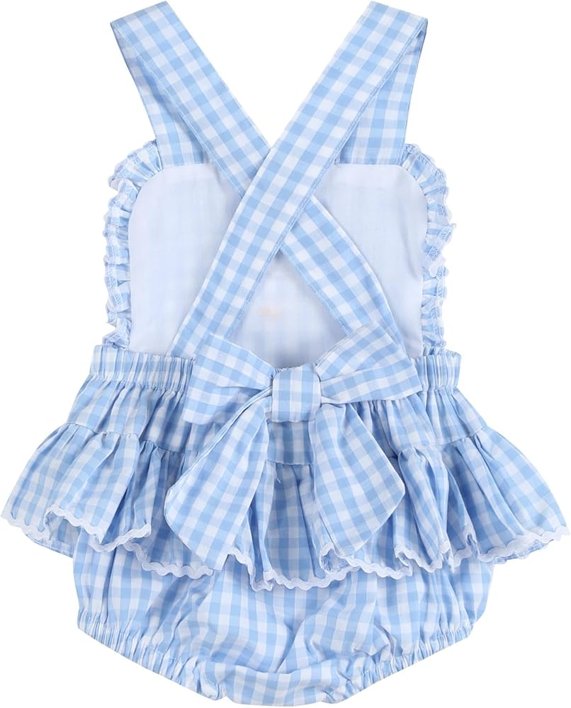Blue Gingham Goose Bubble