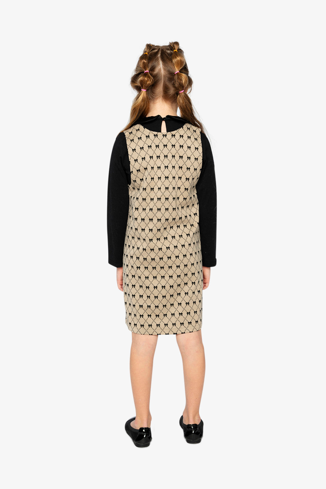 Beige Bow Tie Jumper