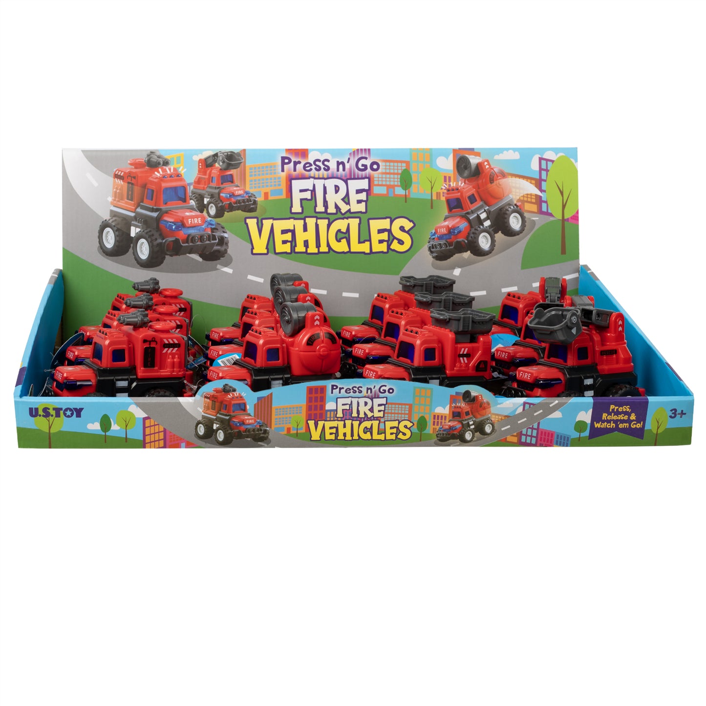 Press N' Go Fire Vehicles