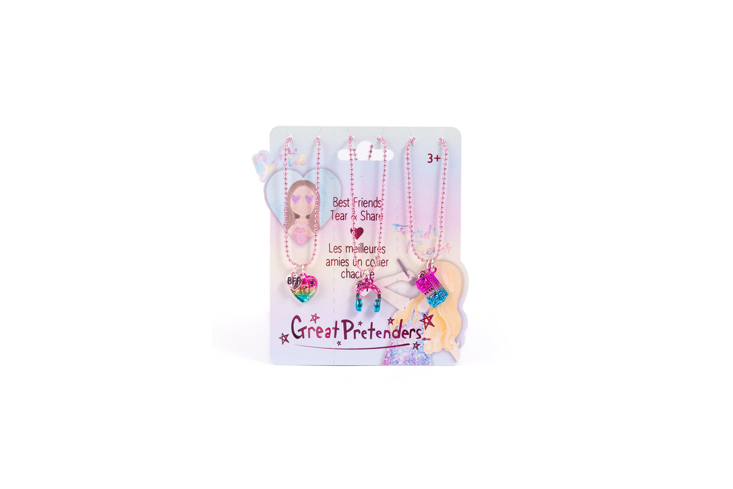 3pc Taylor's Bestie Squad Tear & Share Necklaces