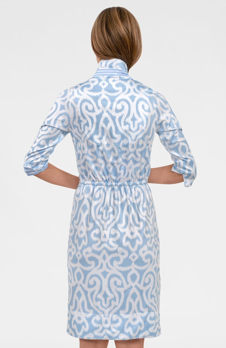 Blue Twist & Shout Dress - Arabesque