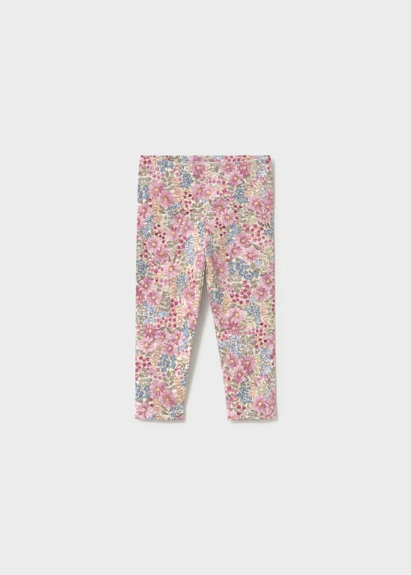 Mauve Floral Legging